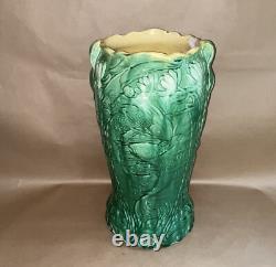 Roseville Pottery American Arts & Crafts Koi Fish Umbrella Stand Rare