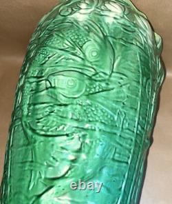 Roseville Pottery American Arts & Crafts Koi Fish Umbrella Stand Rare