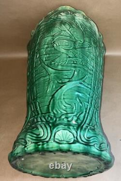 Roseville Pottery American Arts & Crafts Koi Fish Umbrella Stand Rare