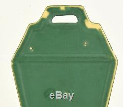 Roseville Pottery Arts And Crafts Matte Green 12 Wall Pocket