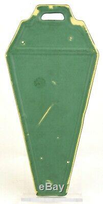 Roseville Pottery Arts And Crafts Matte Green 12 Wall Pocket