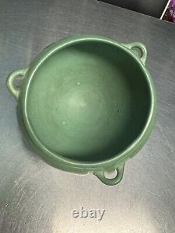 Roseville Pottery Arts & Crafts Matte Green Glaze Hanging Vase c1930's RARE