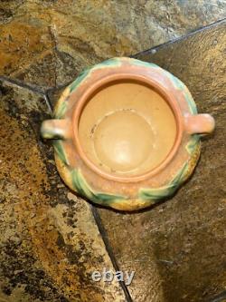 Roseville Pottery Arts & Crafts Sunflower Bowl Planter Exc Cond 4 Tall 6 Diam