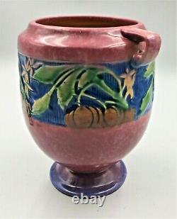 Roseville Pottery Baneda Arts And Crafts Vase #606-7 Ca 1933 Exc Condition