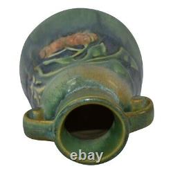 Roseville Pottery Baneda Green Arts And Crafts Vase 602-6