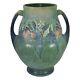 Roseville Pottery Baneda Green Handled Arts And Crafts Vase 596-9