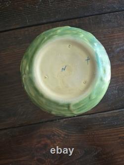 Roseville Pottery BlackBerry Double Handled Squat Vase Arts and Crafts