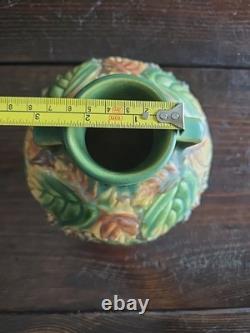 Roseville Pottery BlackBerry Double Handled Squat Vase Arts and Crafts