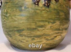 Roseville Pottery Blackberry Vase Handles #282-6 Arts and Crafts Mission 1932