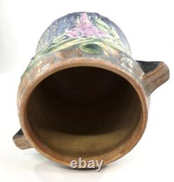 Roseville Pottery Blue Wisteria Vase, Shape 633-8