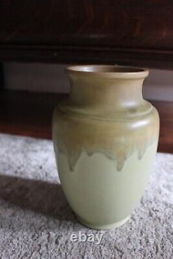 Roseville Pottery Carnelian II Green Drip Arts and Crafts 9'