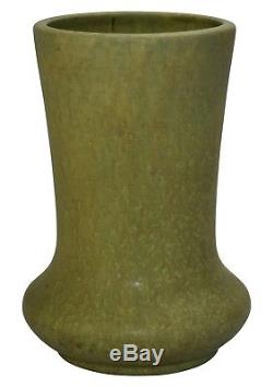 Roseville Pottery Early Carnelian Matte Green Arts and Crafts Vase