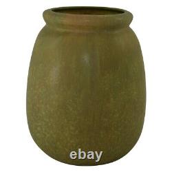 Roseville Pottery Early Carnelian Mottled Green And Brown Arts And Crafts Vase