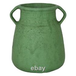 Roseville Pottery Egypto 1905 Matte Green Arts And Crafts Handled Vase E44-6