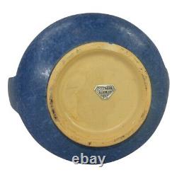 Roseville Pottery Falline 1933 Blue Arts And Crafts Vase 653-12