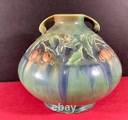 Roseville Pottery Green Baneda Vase AMERICAN ART 605-6 Art & Crafts DRIP GLAZE