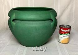 Roseville Pottery, Large Matt Green Jardiniere For Floor Vase, Arts & Crafts