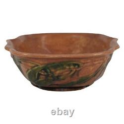 Roseville Pottery Laurel 1934 Red Arts and Crafts Console Bowl