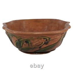 Roseville Pottery Laurel 1934 Red Arts and Crafts Console Bowl