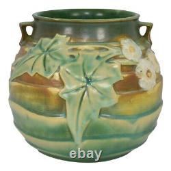 Roseville Pottery Luffa 1934 Green Arts And Crafts Vase 255-6
