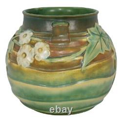 Roseville Pottery Luffa 1934 Green Arts And Crafts Vase 255-6