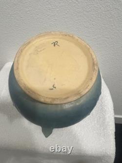 Roseville Pottery Magnolia Ewer Vase Blue Green Matte Arts & Crafts