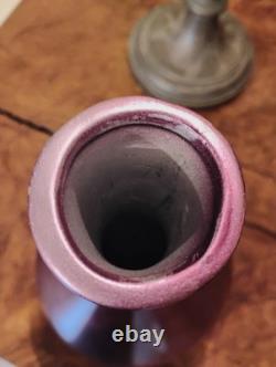 Roseville Pottery Mara Genie Bottle Vase (Purple)