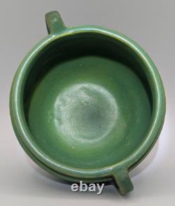 Roseville Pottery Matt Color 548-4 Vase-Early 1920s-Matte Green-Arts & Crafts