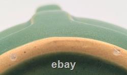 Roseville Pottery Matt Color 548-4 Vase-Early 1920s-Matte Green-Arts & Crafts