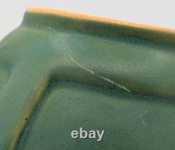 Roseville Pottery Matt Color 548-4 Vase-Early 1920s-Matte Green-Arts & Crafts