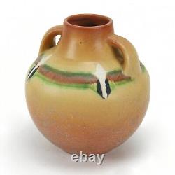 Roseville Pottery Monticello 562-7 matte terra cotta 2 handle vase Arts & Crafts