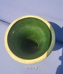 Roseville Pottery Mostique 532-6 Vase Arts & Crafts Era Gray with Handles c. 1915