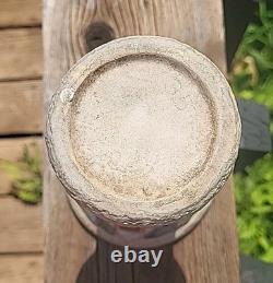 Roseville Pottery Mostique 532-6 Vase Arts & Crafts Era Gray with Handles c. 1915