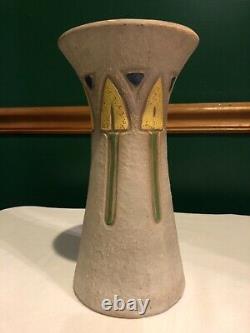 Roseville Pottery Mostique Arts & Crafts Set of Vases Mission Arrow Tulip 1916