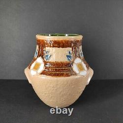 Roseville Pottery Rare Antique Mostique Arts Crafts / Mission Handled 535-8 Vase