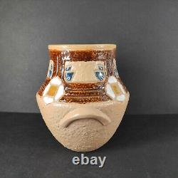 Roseville Pottery Rare Antique Mostique Arts Crafts / Mission Handled 535-8 Vase