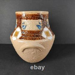 Roseville Pottery Rare Antique Mostique Arts Crafts / Mission Handled 535-8 Vase