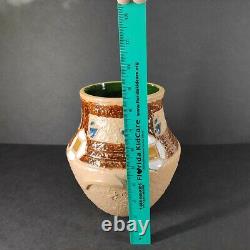 Roseville Pottery Rare Antique Mostique Arts Crafts / Mission Handled 535-8 Vase