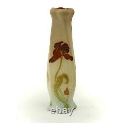 Roseville Pottery Rozane Woodland 10.5 twisted incised tulip vase arts & crafts