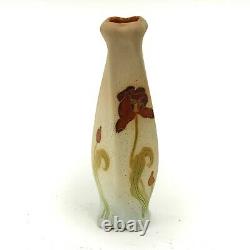 Roseville Pottery Rozane Woodland 10.5 twisted incised tulip vase arts & crafts