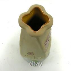 Roseville Pottery Rozane Woodland 10.5 twisted incised tulip vase arts & crafts