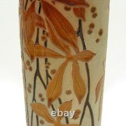 Roseville Pottery Rozane Woodland 12.75 burnt orange berry vine arts & crafts