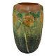 Roseville Pottery Sunflower Tall Arts And Crafts Vase Vase 494-10