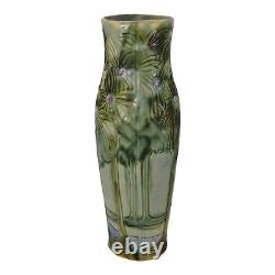 Roseville Pottery Vista 1920 Vintage Arts And Crafts Tall Ceramic Vase 128-15