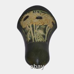 Roseville Rosecraft Panel Green 1926 Art And Crafts Pottery Floral Wall Pocket