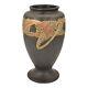 Roseville Rosecraft Vintage Brown 1925 Arts And Crafts Pottery Ceramic Vase