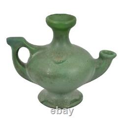 Roseville Rozane Ware Egypto 1905 Arts and Crafts Pottery Matte Green Ewer E29-5