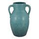 Roseville Tourmaline 1933 Vintage Arts And Crafts Pottery Blue Vase 444-12