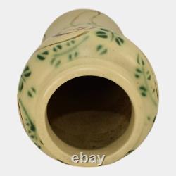 Roseville Velmoss Scroll 1916 Vintage Arts And Crafts Pottery Tall Vase 204-10