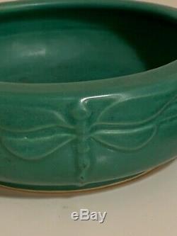 Roseville Weller Vase Bowl Green Matt Arts & Crafts Pottery Peter and Reed